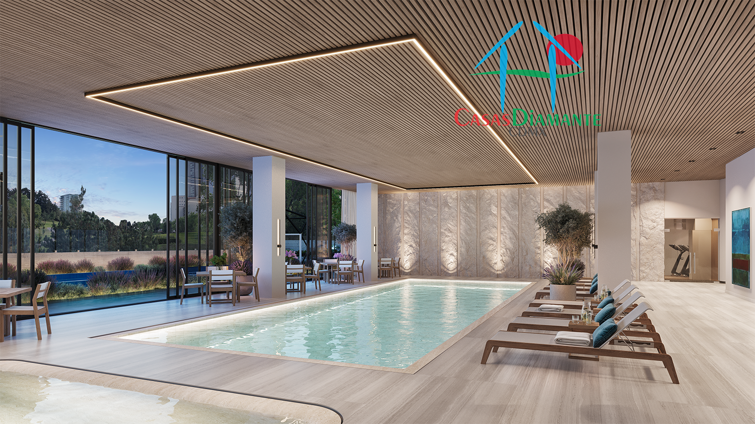 Bosque Real Blue - Alberca 2 Bosque Real Blue - Alberca 2